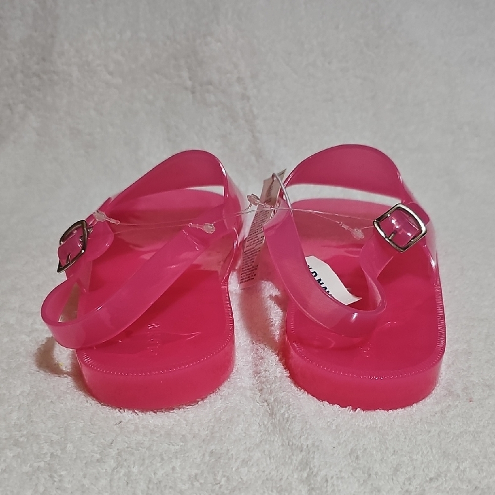 Old Navy Jelly Wide-Strap Sandals for Girls Size 5Y New - Picture 6 of 11